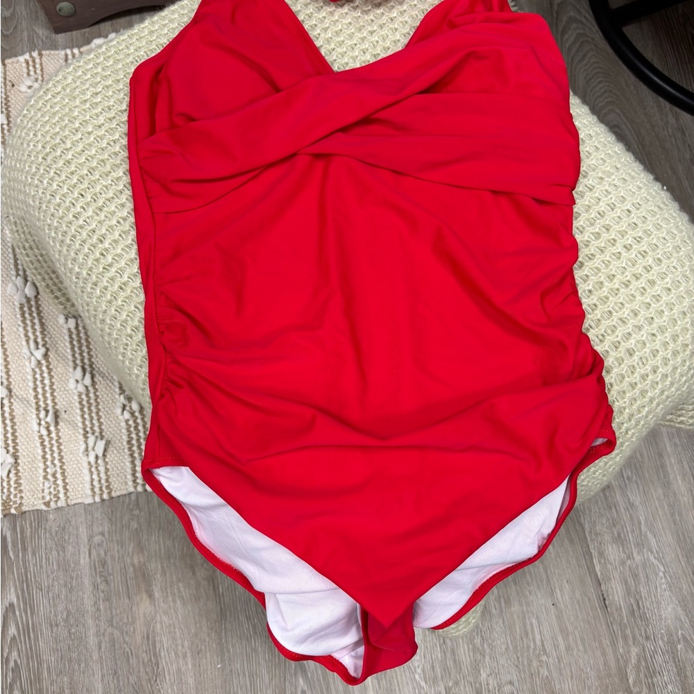 Bold Red Swimwear